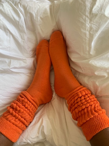 Fanta Orange Slouch Socks